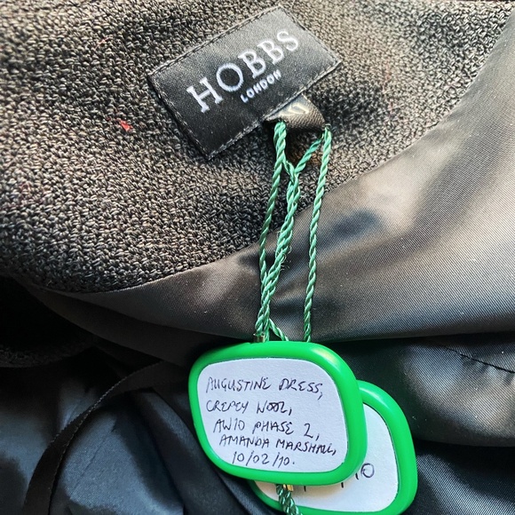 Hobbs of London black crepe dress size 10 UK (size 8 US) - Picture 5 of 5